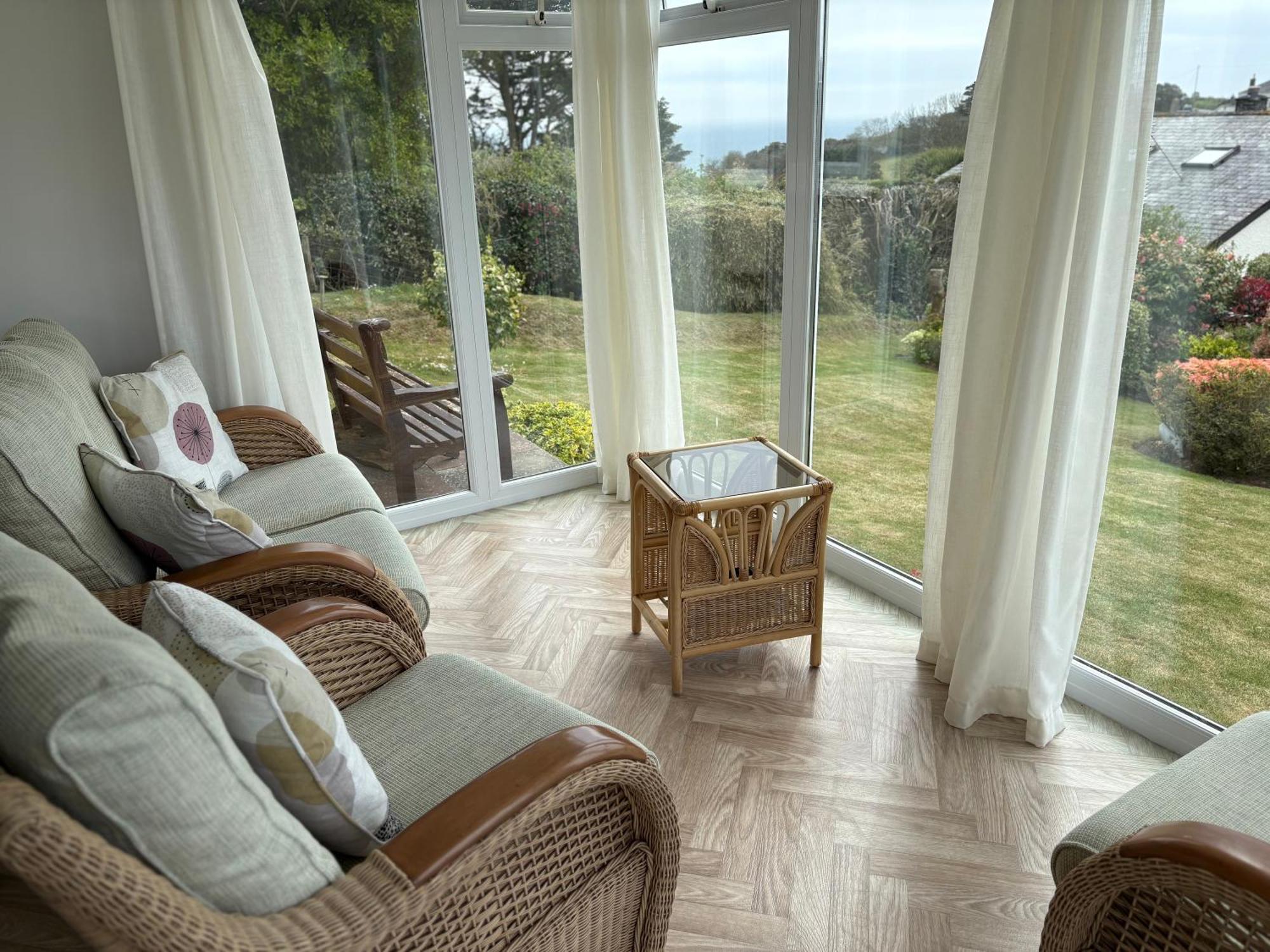 'sea Glimpse' In The Coastal Devon Village Of East Prawle West Prawle